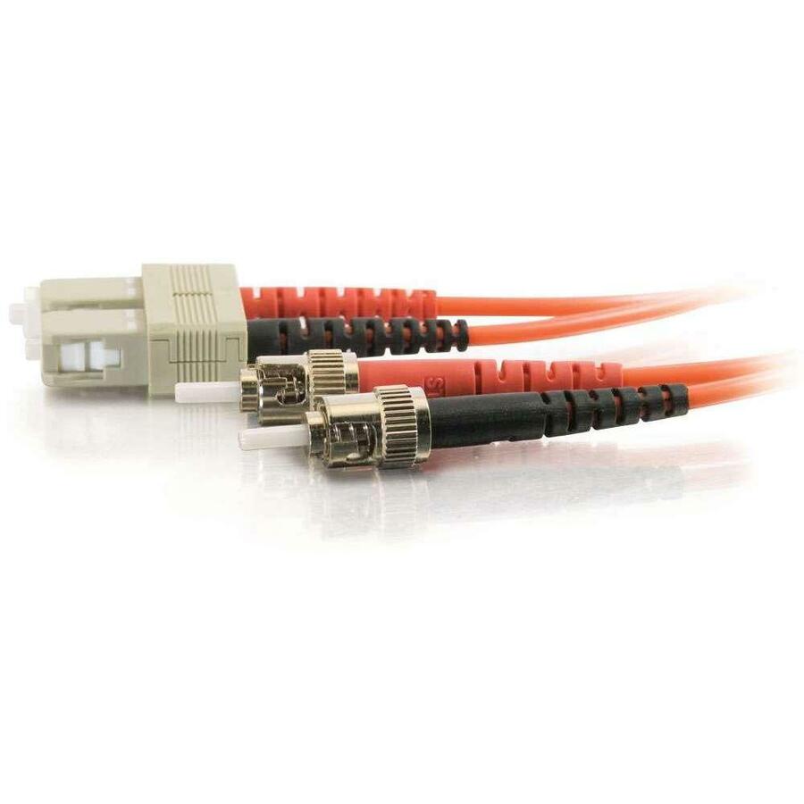 Legrand C2G-20m SC-ST 62.5/125 OM1 Duplex Multimode Fiber Optic Cable (TAA Compliant) - Orange, Male, 65.62 ft