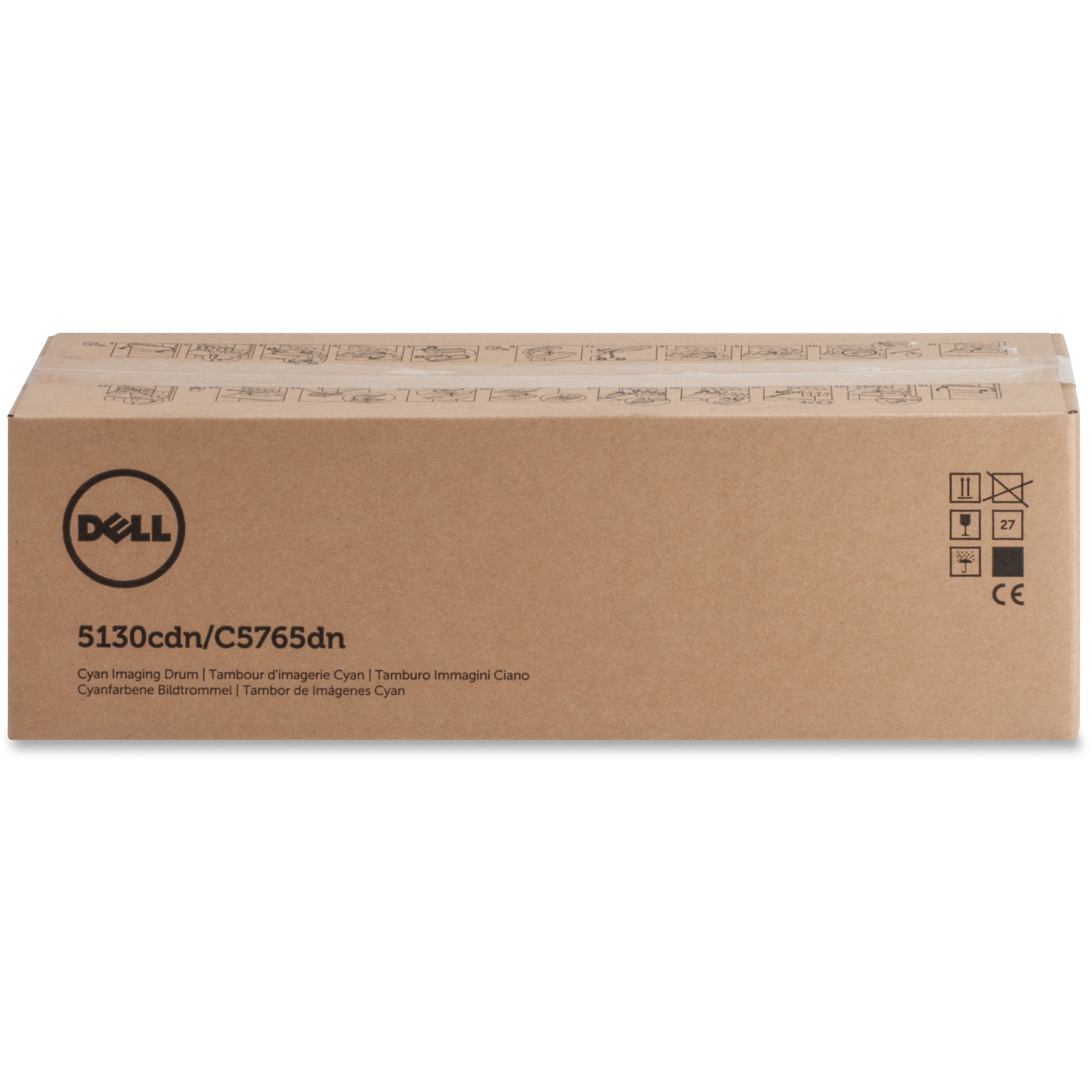 Dell 50,000-page Cyan Imaging Drum for 5130cdn and C5765dn Color Laser Printer, Customer Install