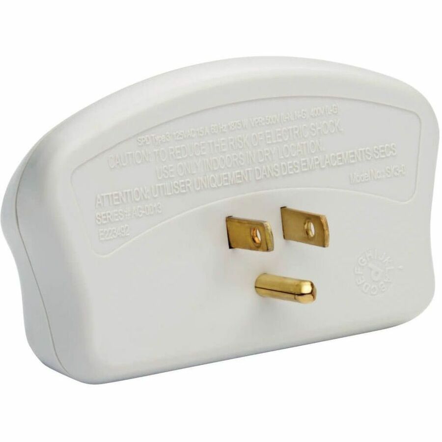 Eaton Tripp Lite Series Protect It! 3-Outlet Surge Protector, Direct Plug-In, 660 Joules, 2 Diagnostic LEDs