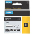 Newell Dymo White on Black Color Coded Label, 64 in