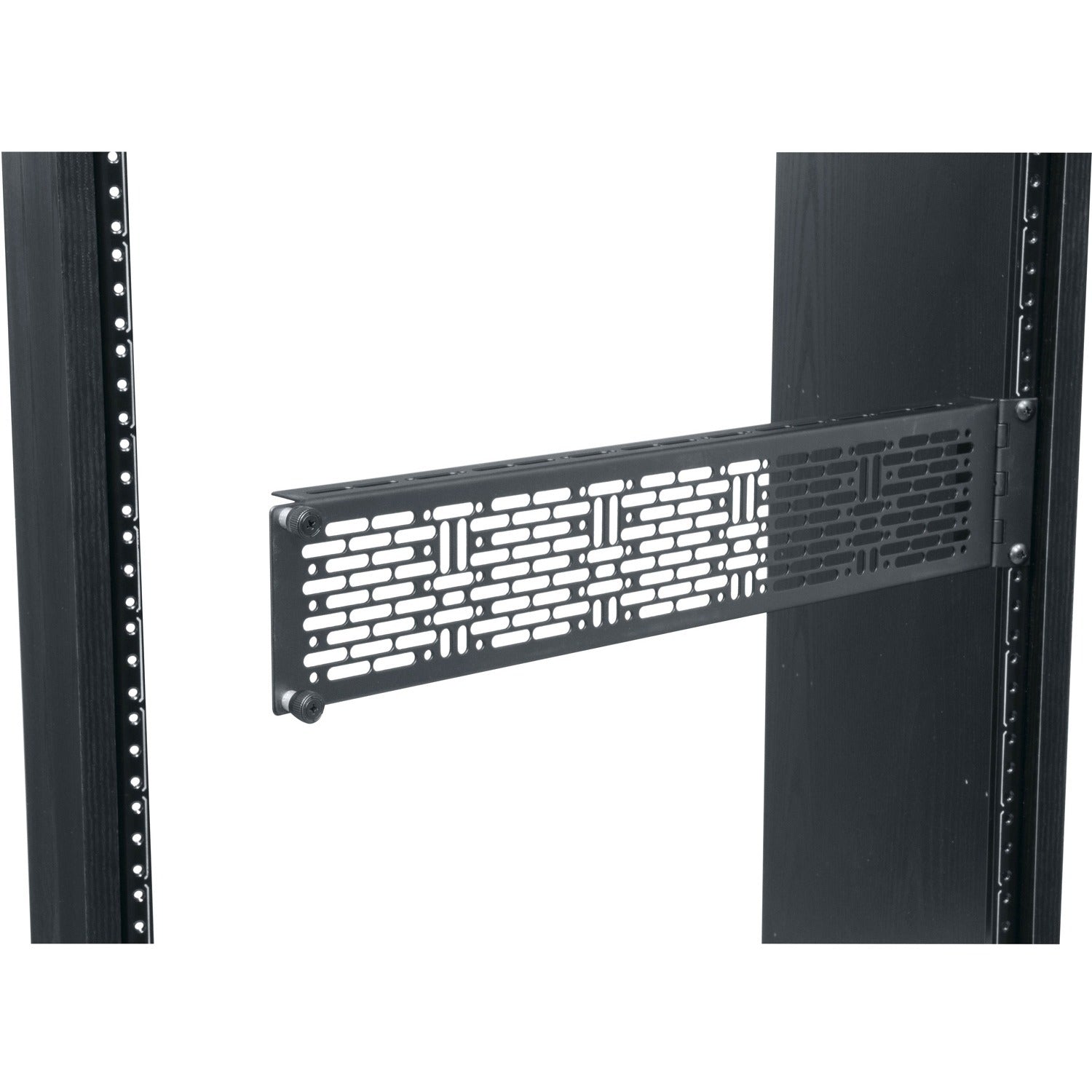 Legrand Middle Atlantic Mounting Panel, 2 RU, Hinged, APM-2, Black