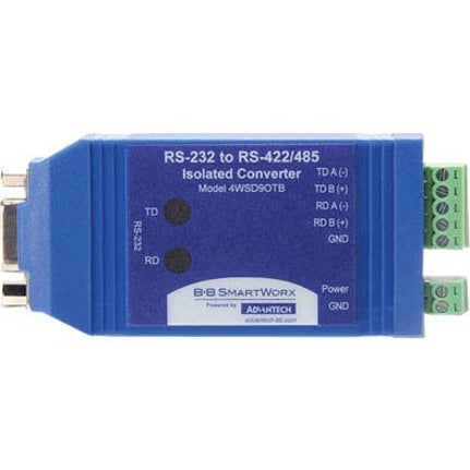 Advantech B&B 9PIN 232/485 ISOL CON W/TB&LED, Female, 4WSD9OTB