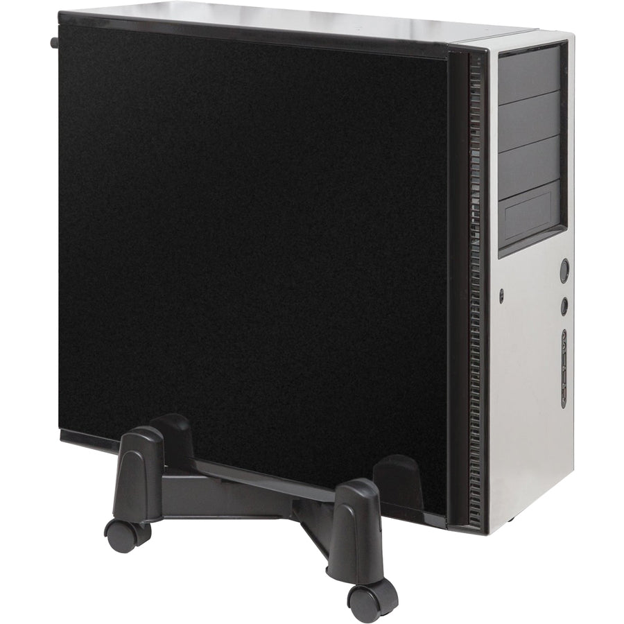 SYBA Multimedia Plastic Stand for ATX Case with Adj. Width with Caster wheels