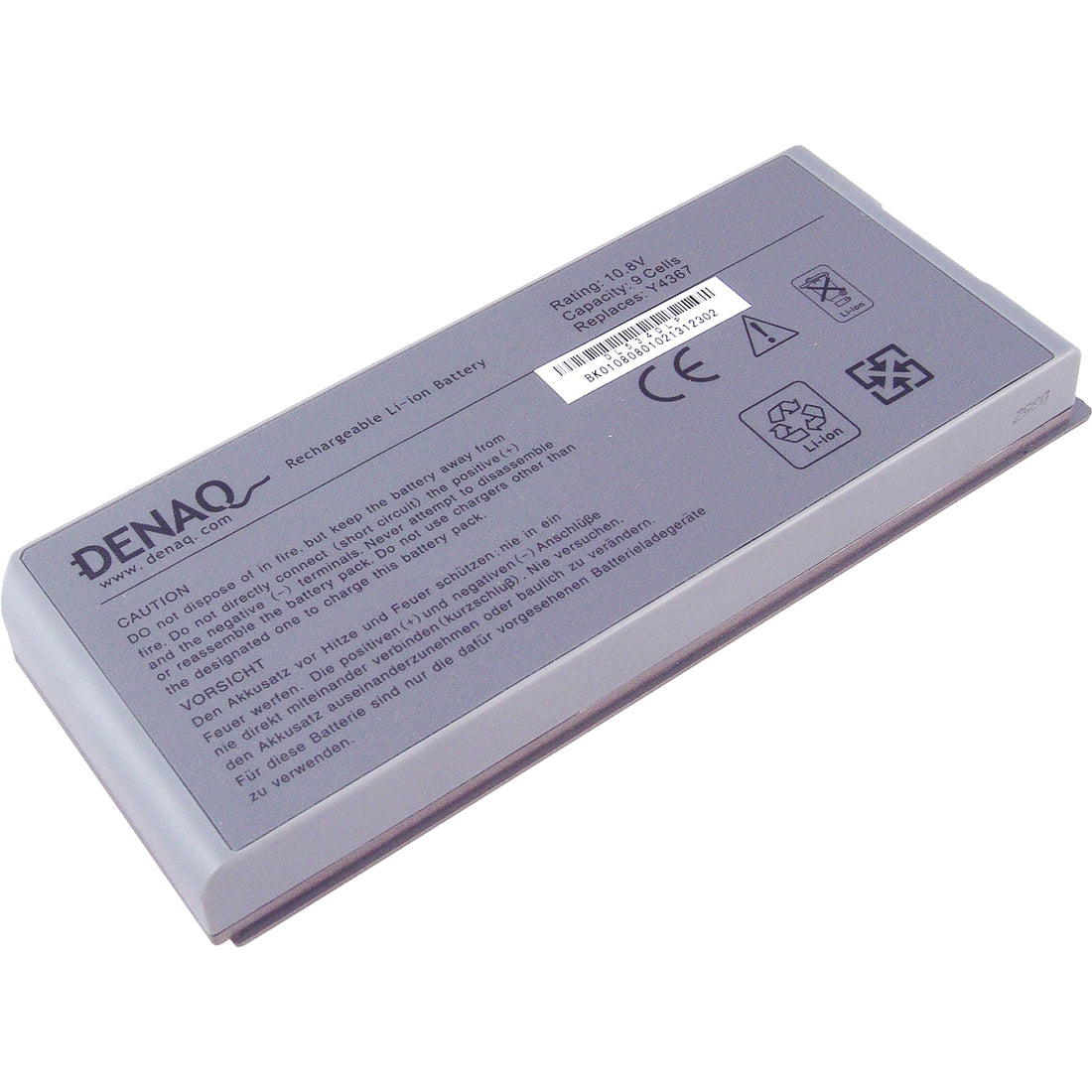 Dantona DENAQ 9-Cell 80Whr Li-Ion Laptop Battery for DELL Latitude D810; DELL Precision M70