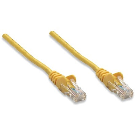 IC Intellinet Network Solutions Cat5e UTP Network Patch Cable, 25 ft (7.5 m), Yellow