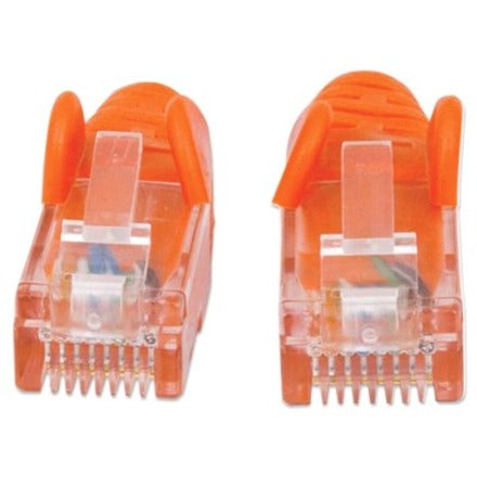 IC Intellinet Network Solutions Cat6 UTP Network Patch Cable, 50 ft (15.0 m), Orange