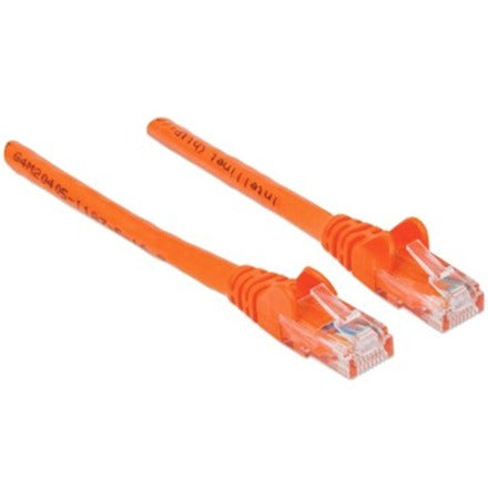 IC Intellinet Network Solutions Cat6 UTP Network Patch Cable, 50 ft (15.0 m), Orange