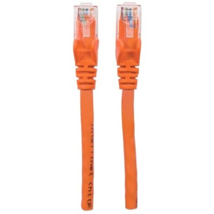 IC Intellinet Network Solutions Cat6 UTP Network Patch Cable, 50 ft (15.0 m), Orange
