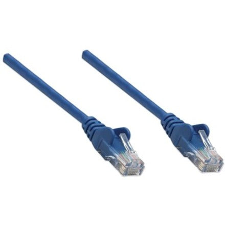 IC Intellinet Network Solutions Cat6 UTP Network Patch Cable, 50 ft (15.0 m), Blue