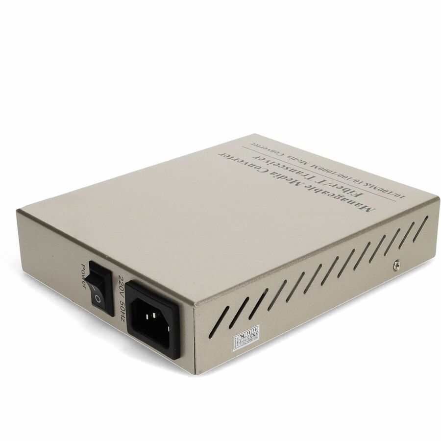 AddOn 10/100/1000Base-TX(RJ-45) to 1000Base-LX(SC) SMF 1310nm 20km Managed Media Converter