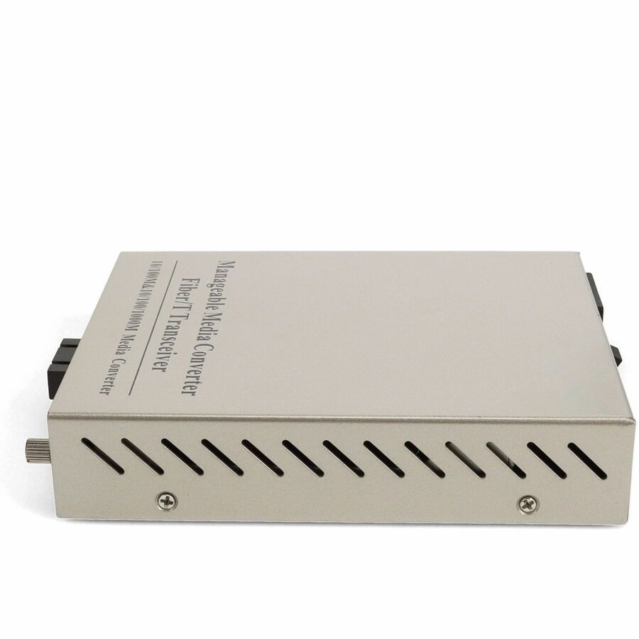 AddOn 10/100/1000Base-TX(RJ-45) to 1000Base-LX(SC) SMF 1310nm 20km Managed Media Converter