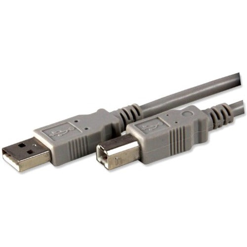Advantech B+B SmartWorx USBAMBM-6F USB Data Transfer Cable, Male, 6 ft, Gray