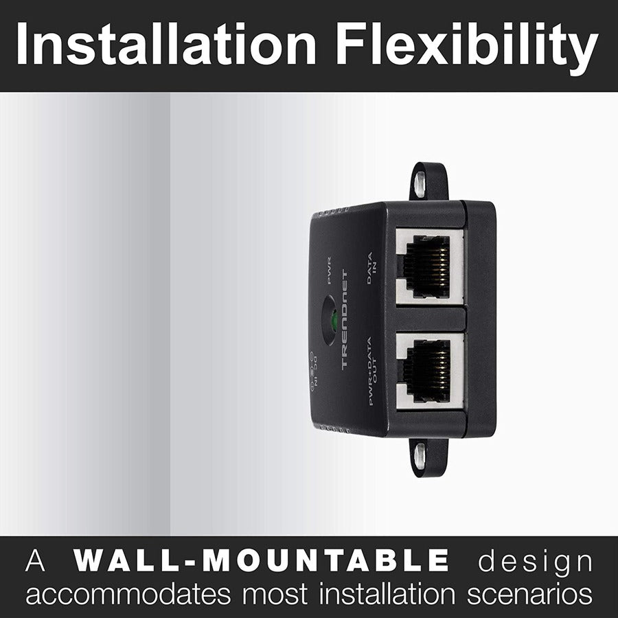 TRENDnet Gigabit Power over Ethernet Injector. Produce a gigabit POE signal, 7 in, 3G, TPE113GI