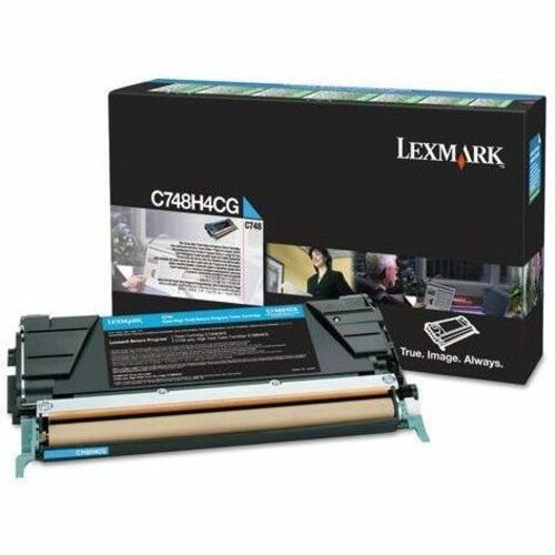 Lexmark High Yield Laser Toner Cartridge - Return Program - Cyan - 1 Each