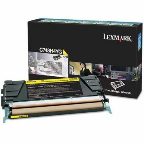 Lexmark High Yield Laser Toner Cartridge - Return Program - Yellow - 1 Each