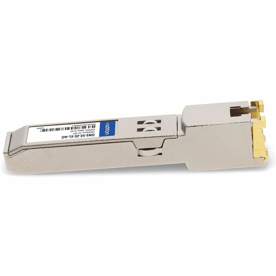 AddOn Cisco ONS ONS-SE-ZE-EL Compatible TAA Compliant 10/100/1000Base-TX SFP Transceiver (Copper, 100m, RJ-45)