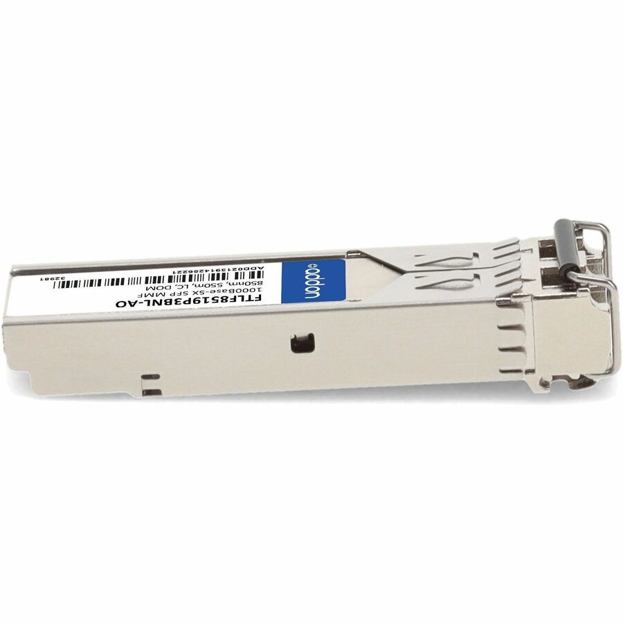 AddOn Finisar FTLF8519P3BNL Compatible TAA Compliant 1000Base-SX SFP Transceiver (MMF, 850nm, 550m, LC, DOM)