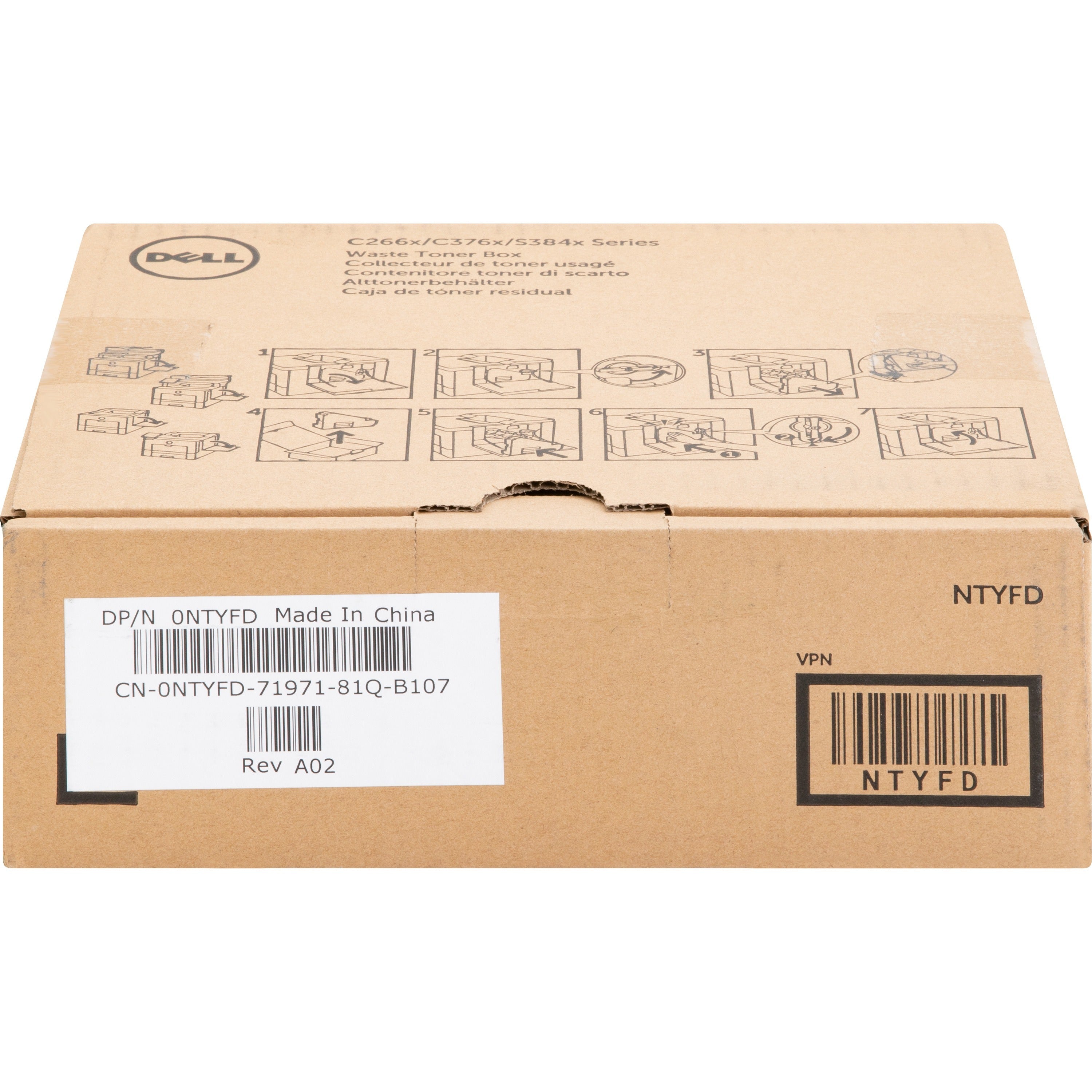 Dell 30,000-Page Toner Waste Container for Dell C2660/C2665/C3760/C3765 Printers
