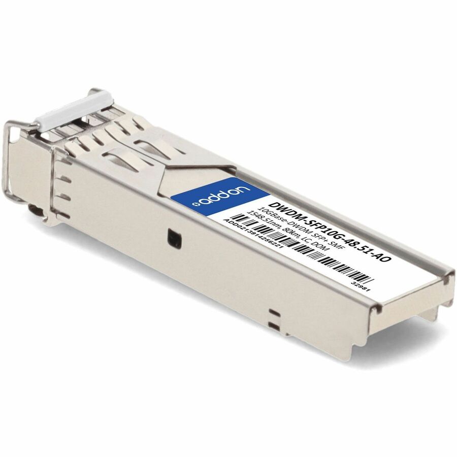 AddOn Cisco DWDM-SFP10G-48.51 Compatible TAA Compliant 10GBase-DWDM 100GHz SFP+ Transceiver (SMF, 1548.51nm, 80km, LC, DOM)