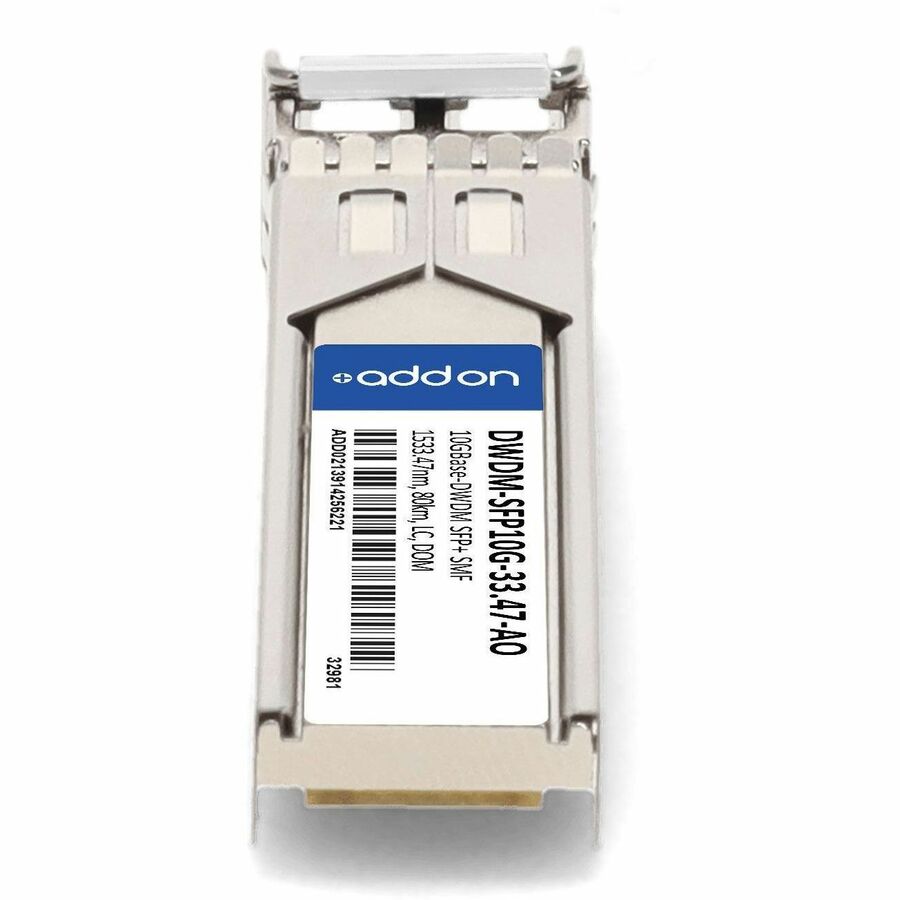 AddOn Cisco DWDM-SFP10G-33.47 Compatible TAA Compliant 10GBase-DWDM 100GHz SFP+ Transceiver (SMF, 1533.47nm, 80km, LC, DOM)