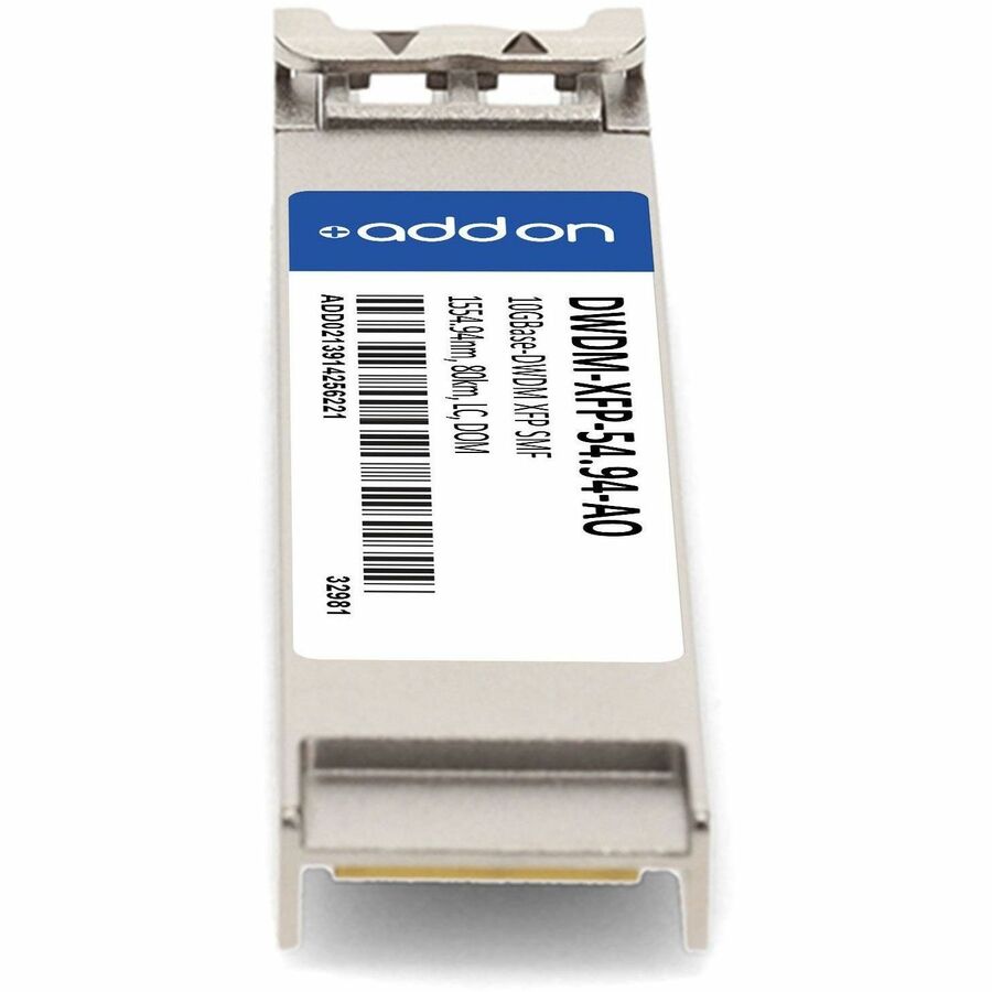 AddOn Cisco DWDM-XFP-54.94 Compatible TAA Compliant 10GBase-DWDM 100GHz XFP Transceiver (SMF, 1554.94nm, 80km, LC, DOM)