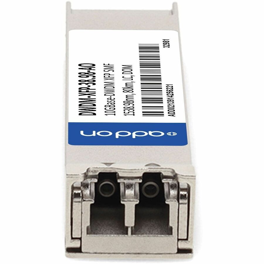 AddOn Cisco DWDM-XFP-38.98 Compatible TAA Compliant 10GBase-DWDM 100GHz XFP Transceiver (SMF, 1538.98nm, 80km, LC, DOM)