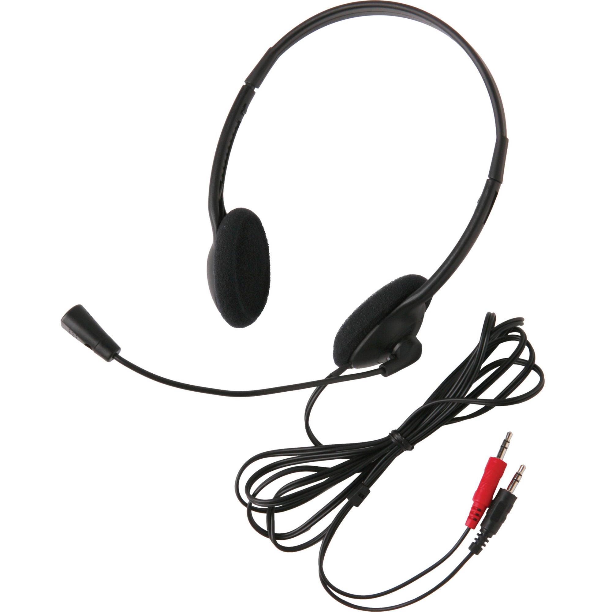 Califone 3065AV Headset, 1.06", Black, Wired