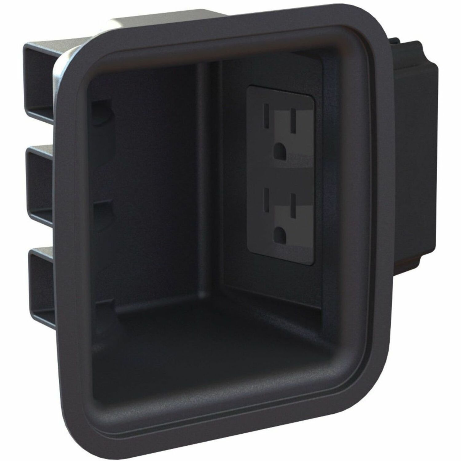 Peerless Peerless-AV&reg; Recessed Power Outlet with Low Voltage In-Wall Cable Routing Compatible with Peerless-AV&reg; SAX762PU and SAX772PU mounts
