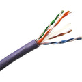 Winston Weltron 1000ft Cat6 UTP 550 MHz Solid Plenum Cable - Purple