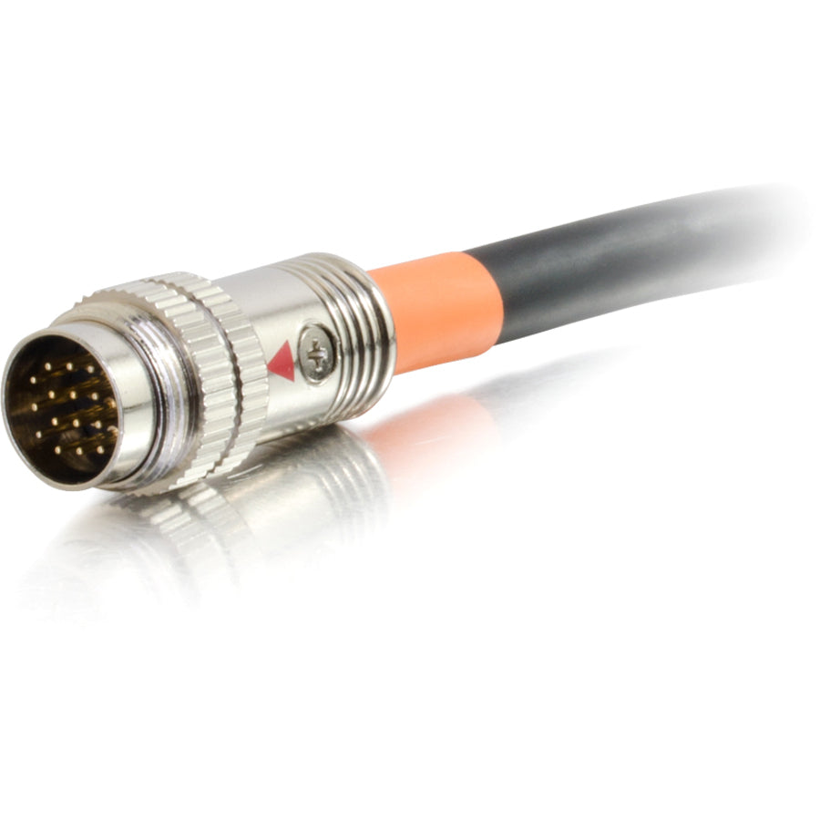 Legrand C2G 1.5ft RapidRun VGA (HD15) Flying Lead, Male, 1.5 ft, Black