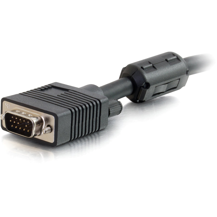 Legrand C2G 1.5ft RapidRun VGA (HD15) Flying Lead, Male, 1.5 ft, Black