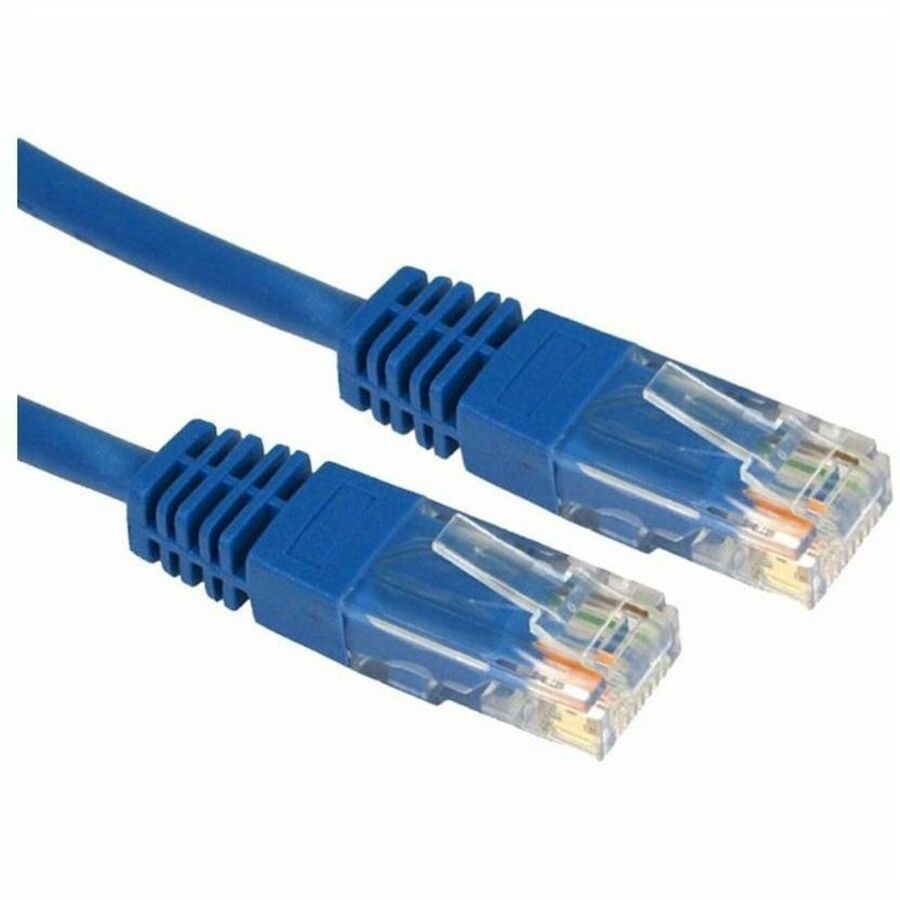 4XEM 10FT Cat5e Molded RJ45 UTP Network Patch Cable (Blue)