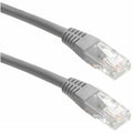 4XEM 1FT Cat5e Molded RJ45 UTP Network Patch Cable (Gray)
