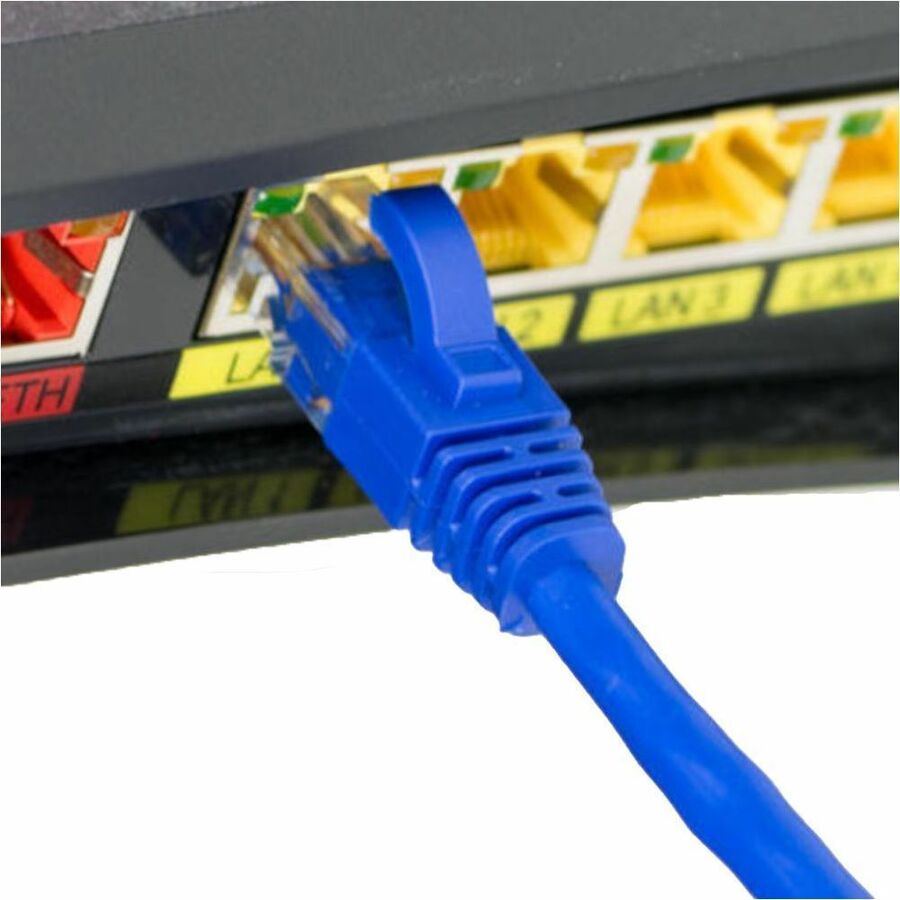 4XEM 6FT Cat6 Molded RJ45 UTP Ethernet Patch Cable (Blue)