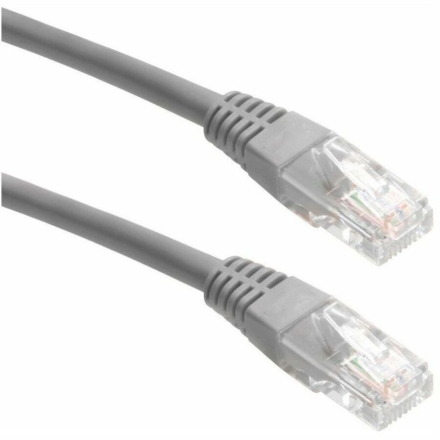 4XEM 1FT Cat6 Molded RJ45 UTP Ethernet Patch Cable (Gray)
