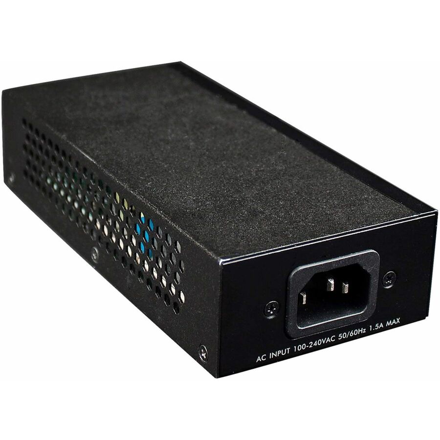 IC Intellinet Network Solutions 1-Port Gigabit High-Power PoE+ Injector, Metal