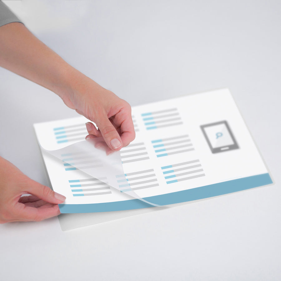 Fellowes Glossy SuperQuick Pouches - Letter, 5 mil, 100 pack