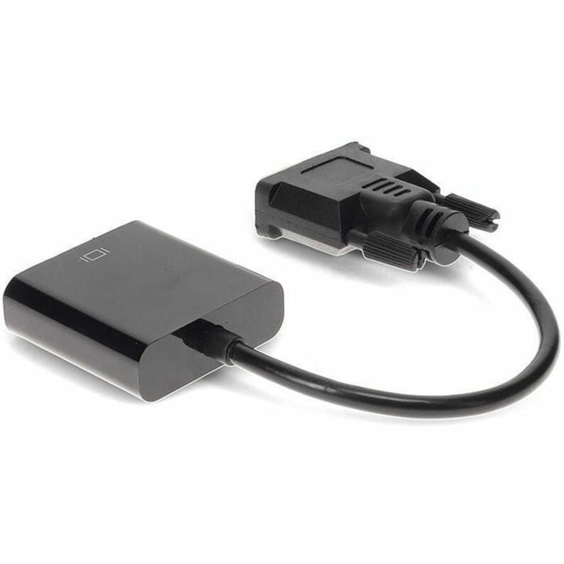DVI-D Single Link (18+1 pin) Male to VGA Female Black Active Adapter For Resolution Up to 1920x1200 (WUXGA)