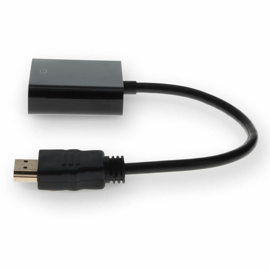 HDMI 1.3 Male to VGA Female Black Active Adapter For Resolution Up to 1920x1200 (WUXGA)