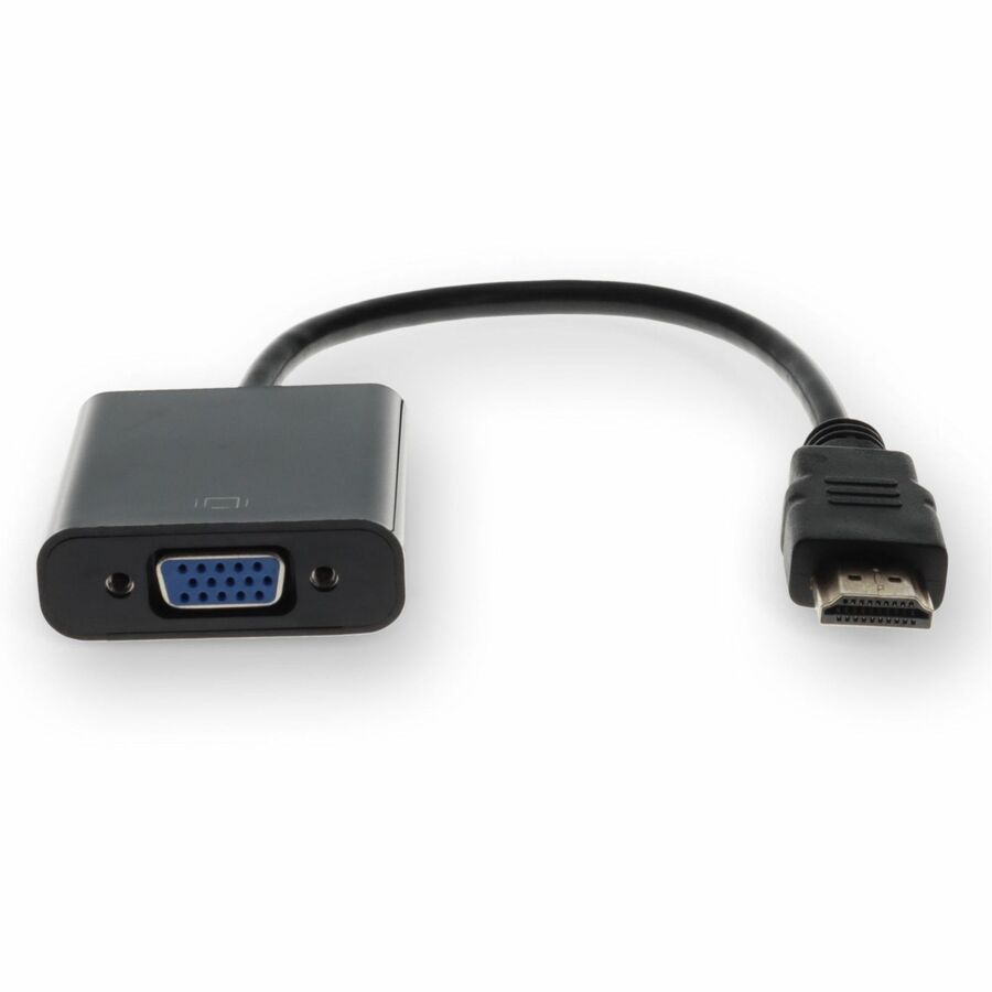 HDMI 1.3 Male to VGA Female Black Active Adapter For Resolution Up to 1920x1200 (WUXGA)