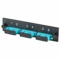 Legrand Ortronics Q-Series OFP Adapter Panel 3-SC-Duplex Aqua adapters