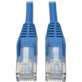 Tripp 100' Cat5E RJ45 Cable, 1 x RJ-45 Network - Male, 100 ft, Blue, N001