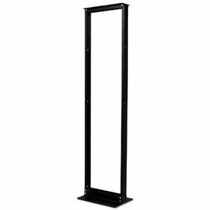 Schneider NetShelter 2 Post Rack 45U #12-24 Threaded Holes Black