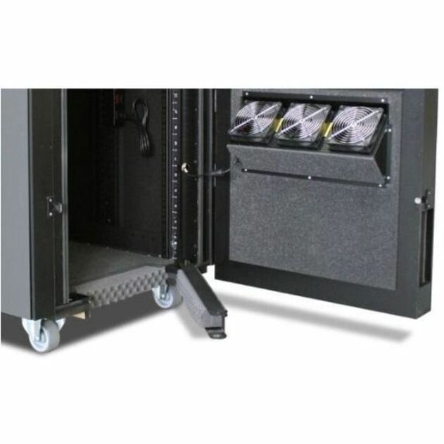 Schneider APC by Schneider Electric NetShelter CX 18U Secure Soundproof Server Room in a Box Enclosure, AR4018A