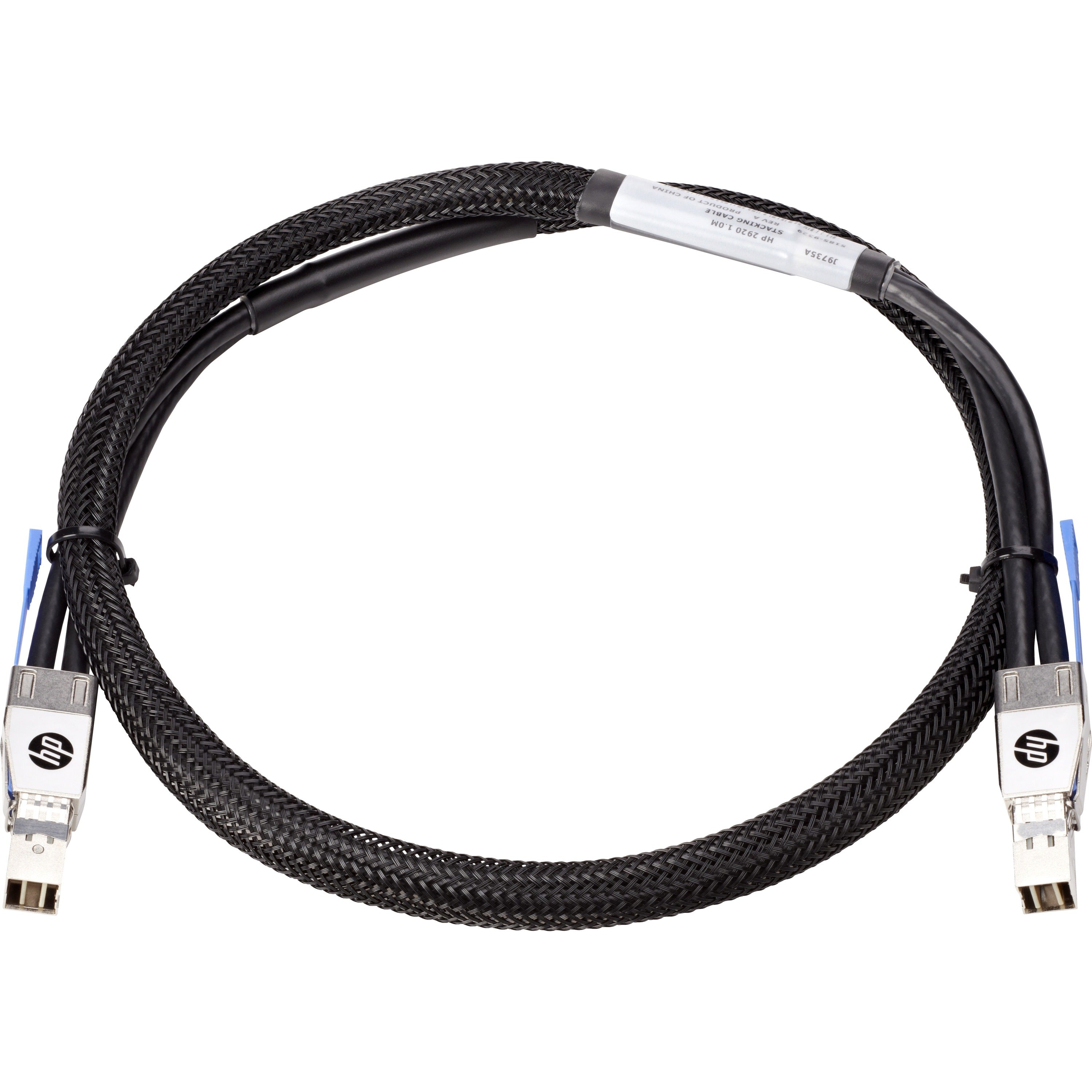 HPE 2920 1m Stacking Cable, 3.28 ft, Black, J9735A, Network Cable