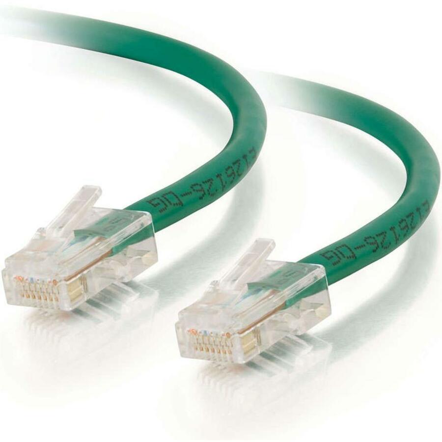 Legrand C2G 35 ft Cat6 Non Booted UTP Unshielded Network Patch Cable - Green