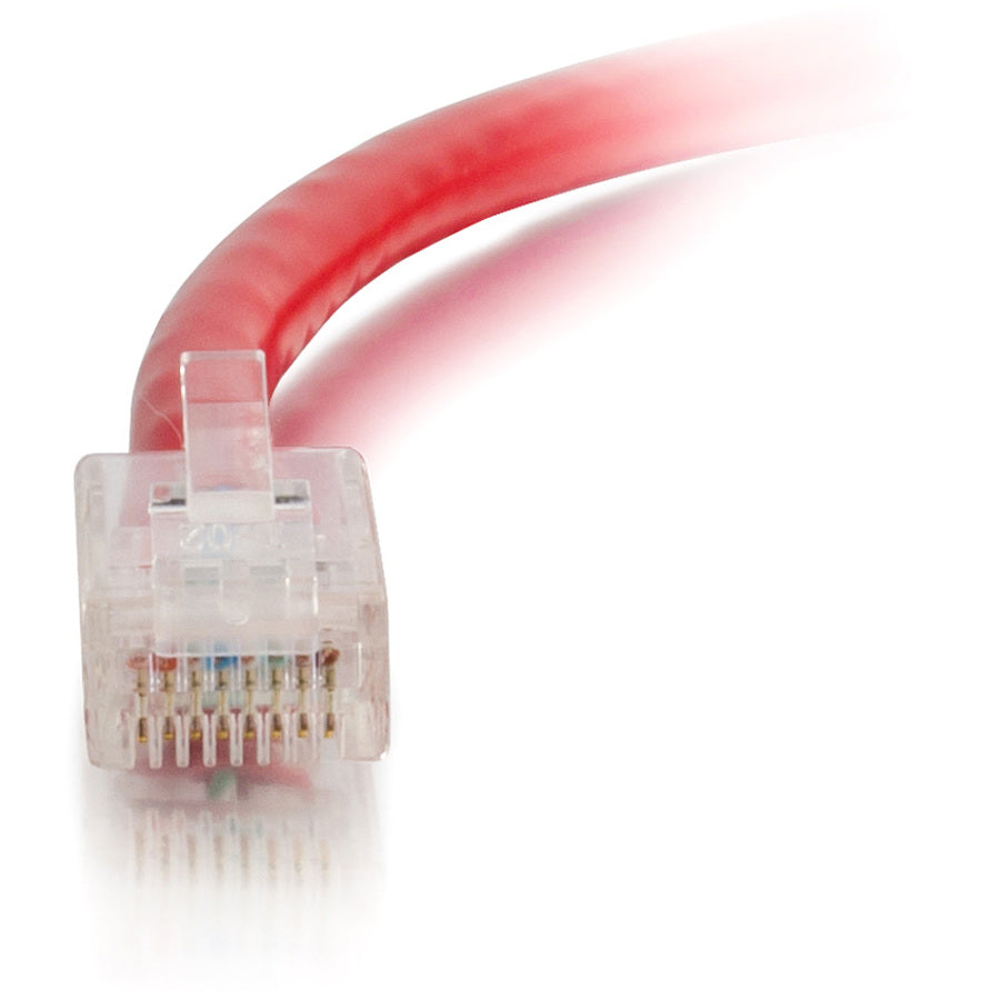Legrand C2G-1ft Cat6 Non-Booted Unshielded (UTP) Network Patch Cable - Red