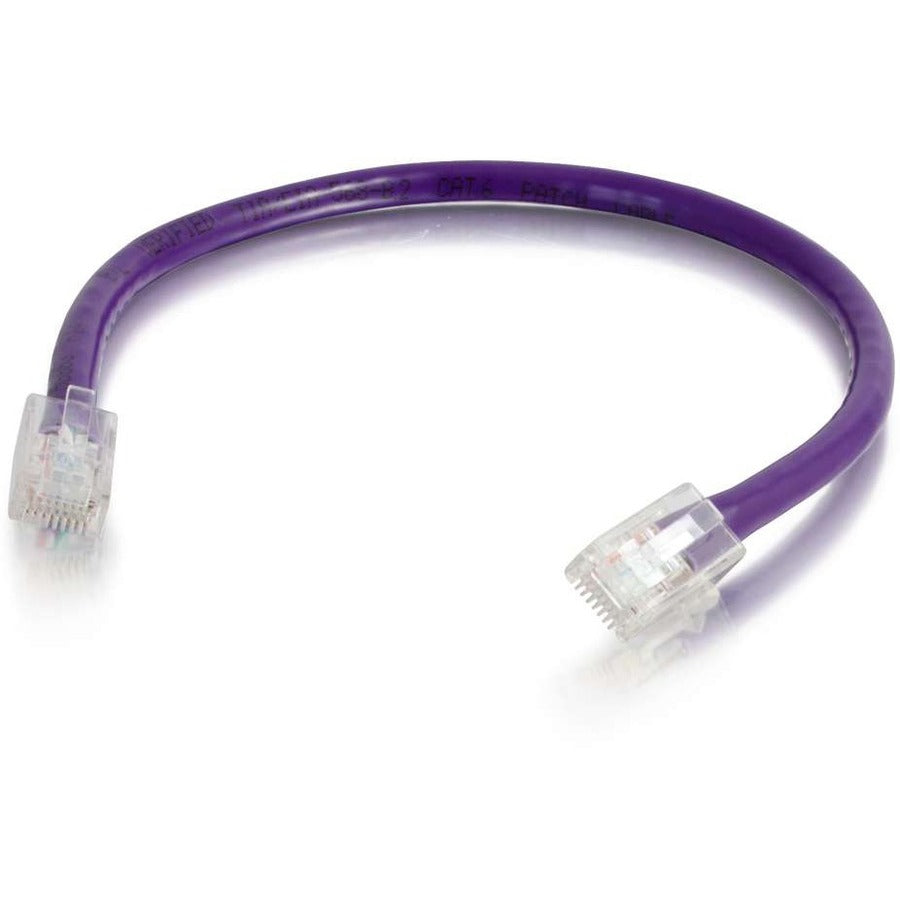 Legrand C2G 30 ft Cat6 Non Booted UTP Unshielded Network Patch Cable - Purple