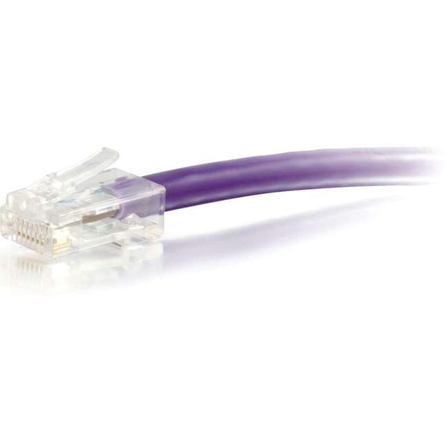 Legrand C2G-100ft Cat5e Non-Booted Unshielded (UTP) Network Patch Cable - Purple