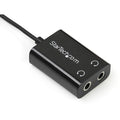 StarTech Mini Jack Splitter Cable, 0.03 lb, Audio Cable, Black, MUY1MFFADP